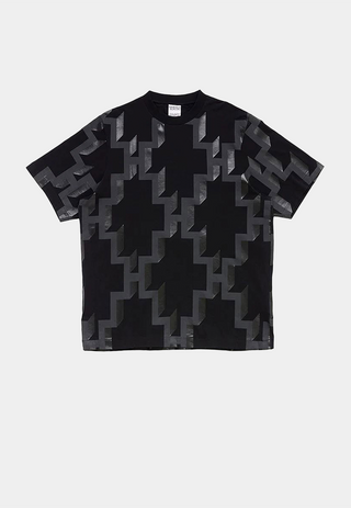 MARCELO BURLON County Cube Over T-Shirt - Black Ecru