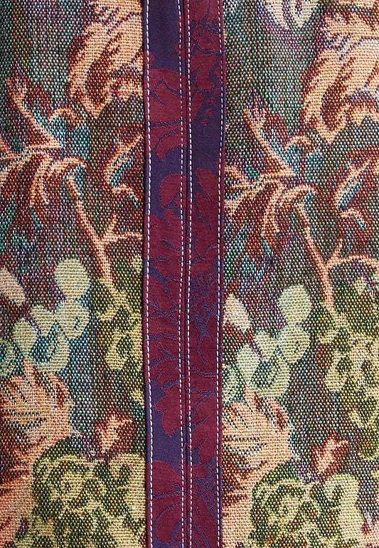 Marine Serre Regenerated Floral Tapestries Harrington Jacket Brown Multi