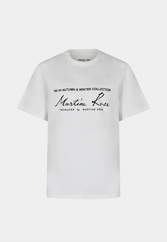 Martine Rose  Classic S/S T-Shirt White