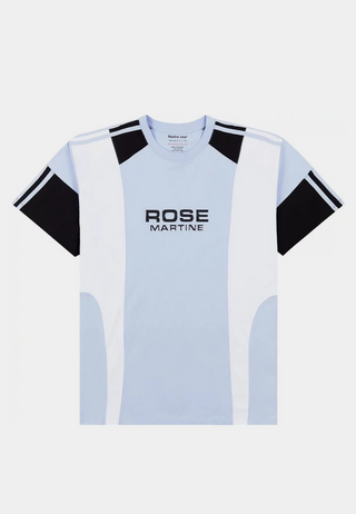 Martine Rose Oversized Panelled T-Shirt Bwhibl/ Blue, White Black