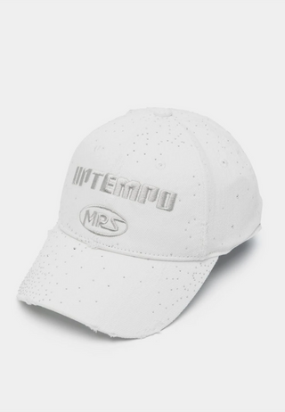 Martine Rose Rolled Back Cap White