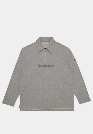 Martine Rose Zip Up Polo Grym/ Gray