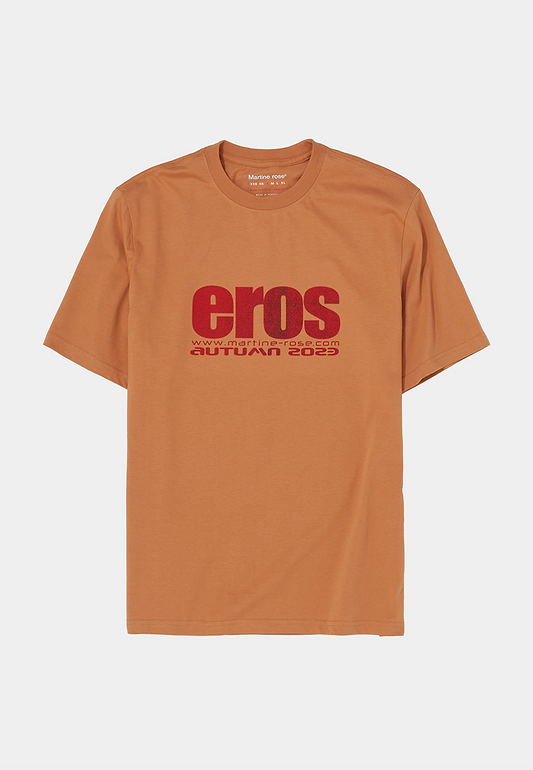 Martine Rose Classic S/S T-Shirt Terracotta / Eros Text