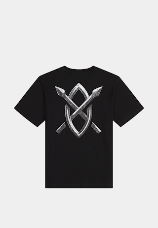 Daily Paper Metal Shield Ss T-Shirt Black