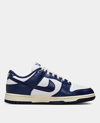 NIKE W NIKE Dunk Low PRM White / Midnight Navy