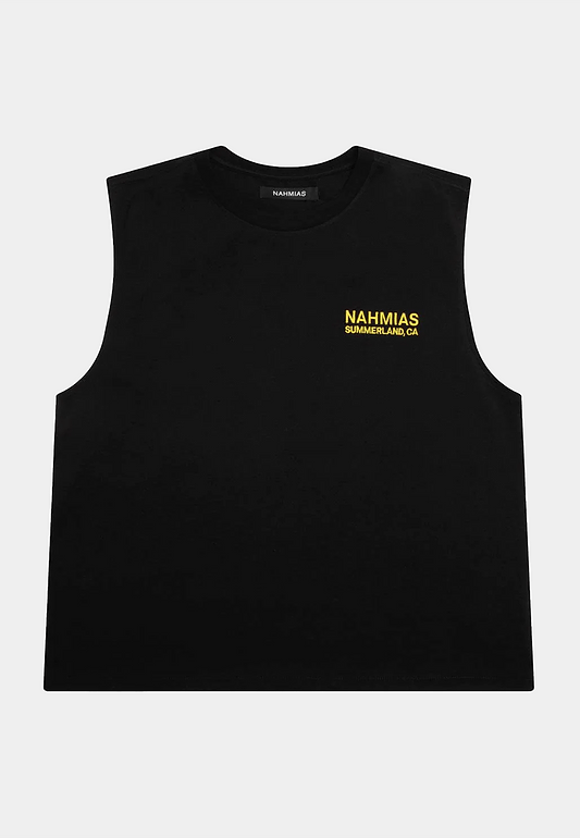 Nahmias Landscape Muscle T-Shirt Vintage
Black