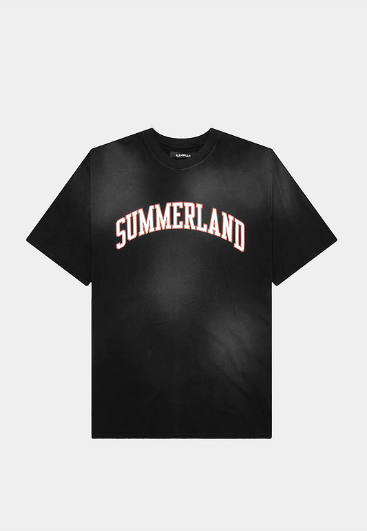 Nahmias Summerland CollegiateT-Shirt Faded Black