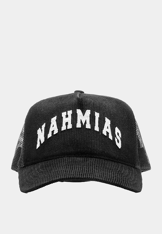 Nahmias Nahmias Varsity
Corduroy Trucker Hat Black
