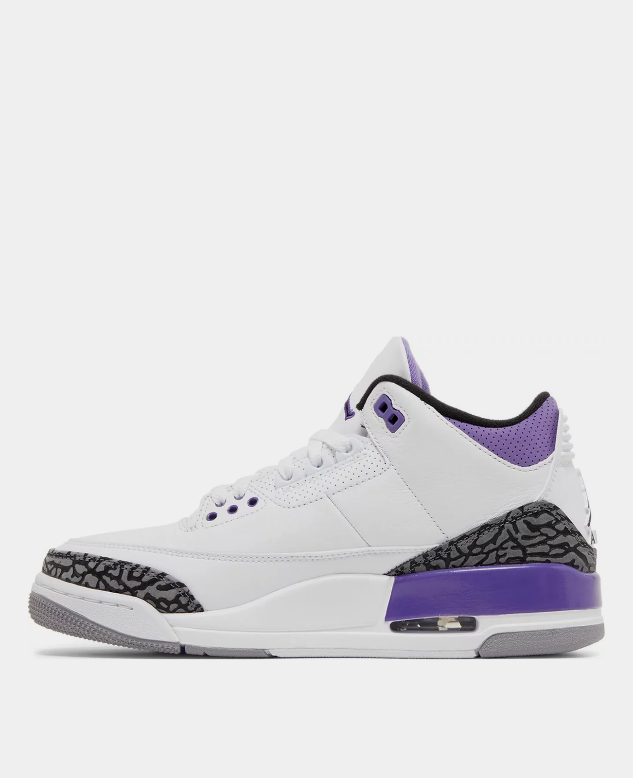 Nike Air Jordan 3 Retro White Black -Dark Iris