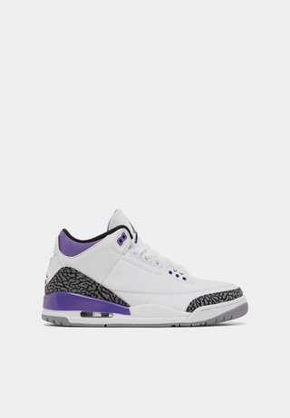 Nike Air Jordan 3 Retro White Black -Dark Iris