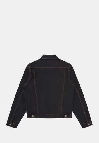 Bbc Oil Stained Trucker Jacket Blue