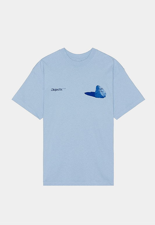 Objects Iv Life Boulder Print Ss T-Shirt Pop Blue