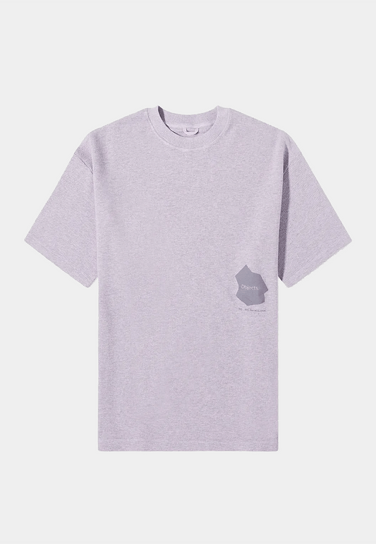 Objects Iv Life Waffle Ss T-Shirt Lavender Marle