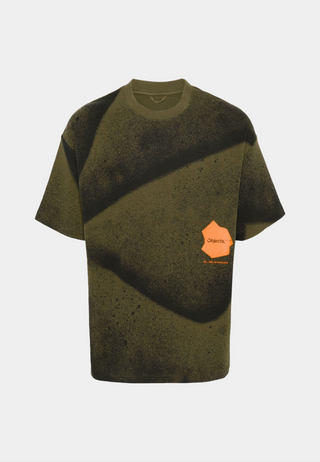 Objects Iv Life Waffle Ss T-Shirt Olive Spray