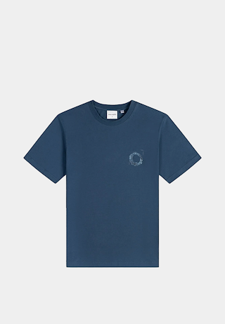 Daily Paper Orbit Drift Ss T-Shirt Blue Wing Teal