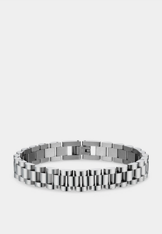 Orelia OJ Slim Watch Chain Bracelet Silver