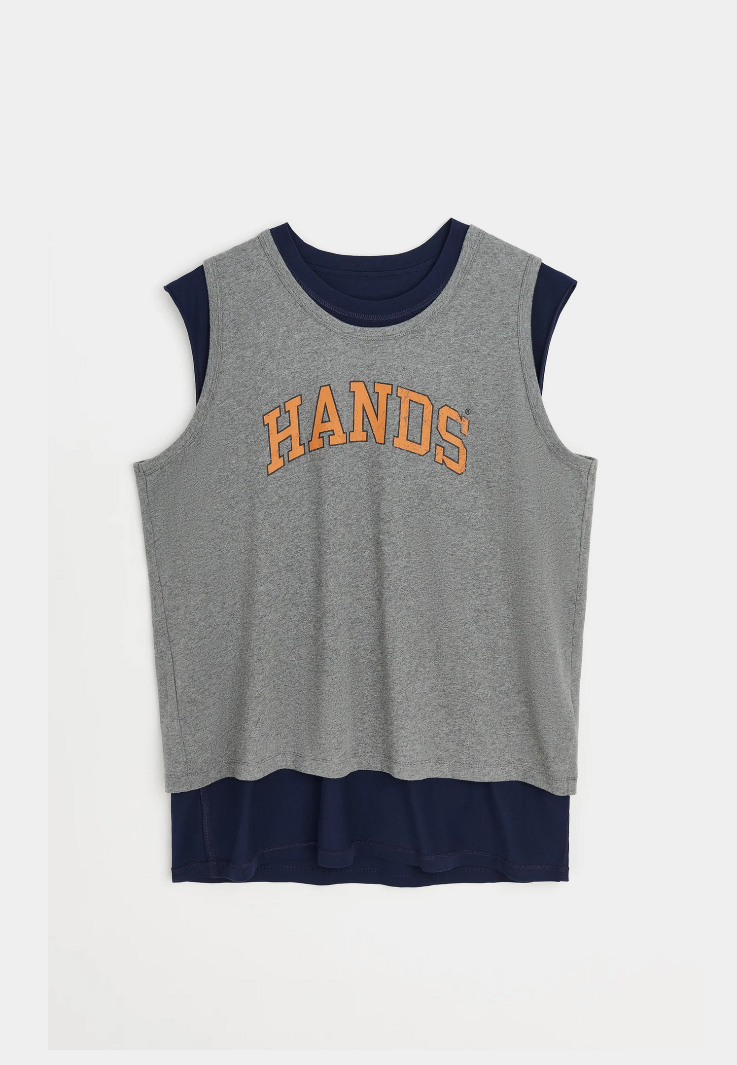 Our Legacy Reversible Gravity Tank Swing of Pendulum Hands Print Blue Our Legacy Reversible Gravity Tank Swing of Pendulum Hands Print Blue
