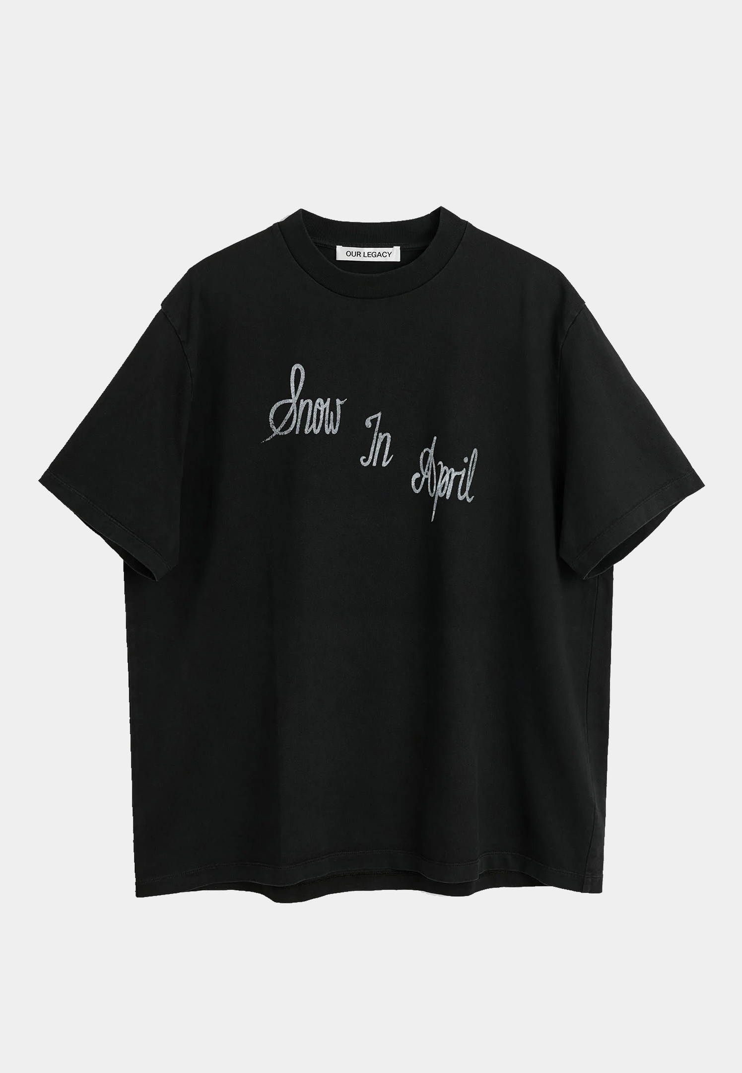 Our Legacy Box T-Shirt Ronja Print - Black