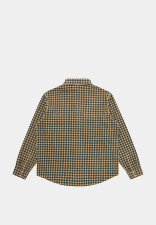 Bbc Printed Check Shirt Green/Brown Check