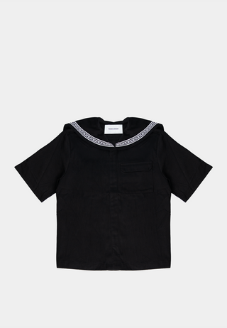 Pieces Unique Sailor Shirt Black