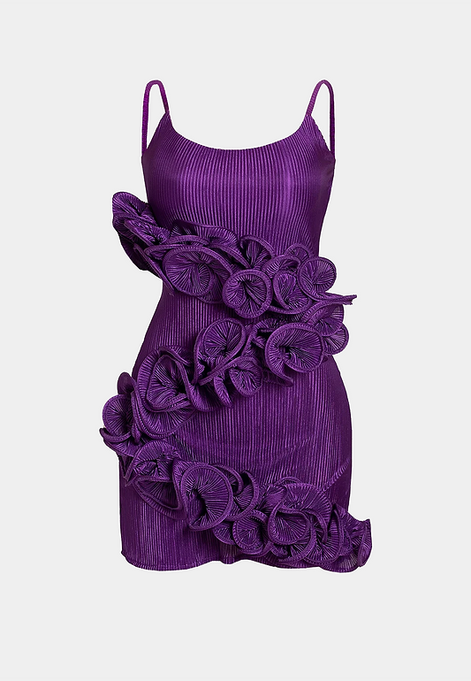 Rendoll Abba Mini Dress Purple