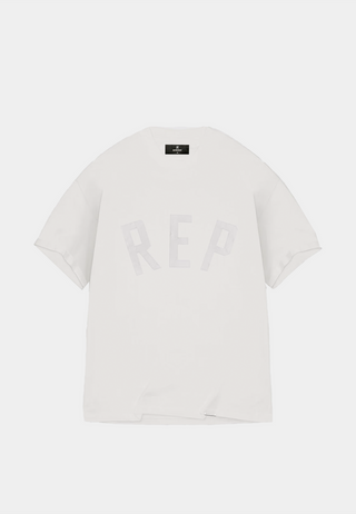 Represent Rep Applique T-Shirt Flat White