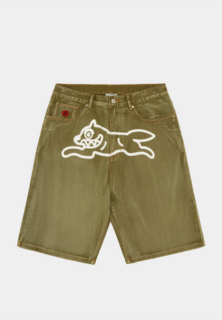 Bbc Running Dog Denim Shorts Green