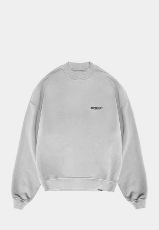 Represent Represent Owners Club Sweater Ash Grey/ Black