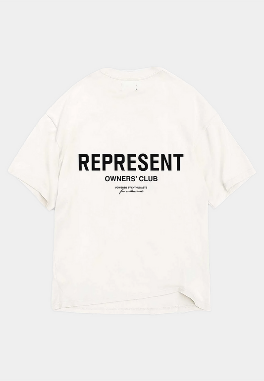 Represent Represent Owners Club T-Shirt Flat White