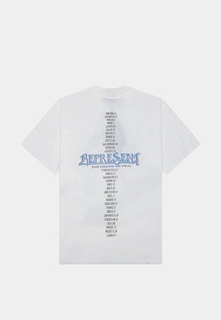 Represent Golden Tour T-Shirt Flat White