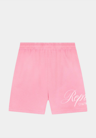 Represent Represent Owners Club
Script Mesh Shorts Pink