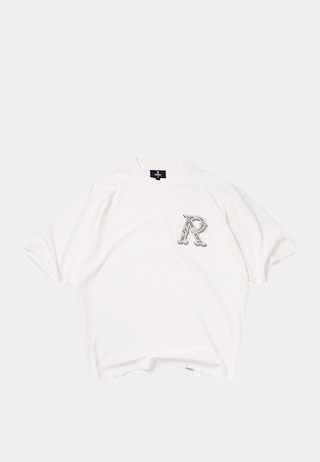 Represent Western Initial T-Shirt Flat White