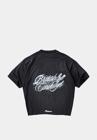 Represent British Cowboys T-Shirt Stained Black