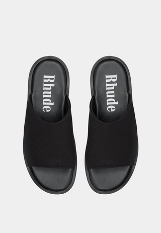 Rhude Casa Canvas Slides Black