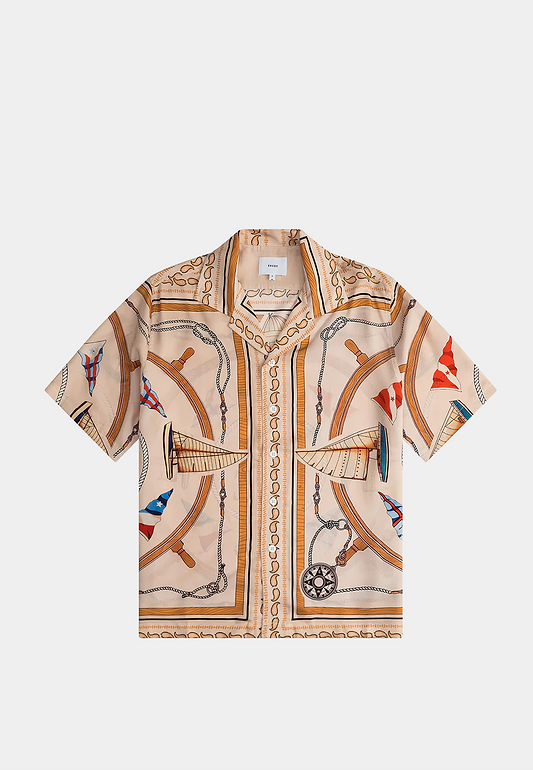 Rhude Nautica Silk Shirt Multi Multi