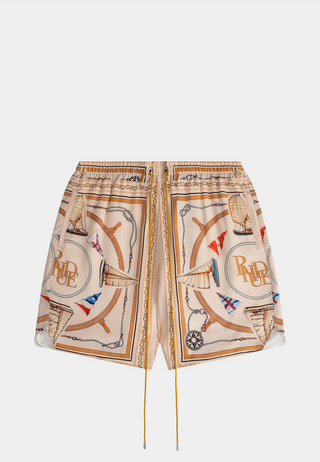 Rhude Nautica Silk Short Multi