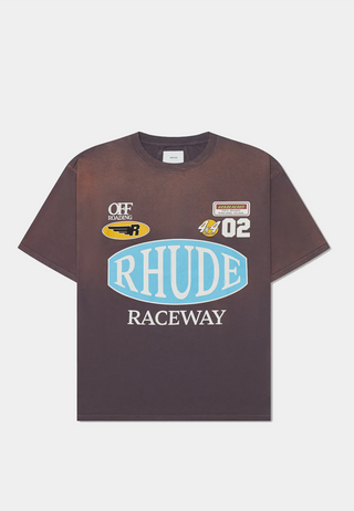 Rhude Raceway Tee Vintage Grey