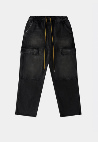 Rhude Plateau Cargo Black Denim