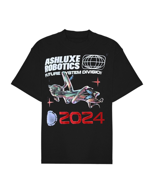 Ashluxe Robotics Future System T-Shirts - Black