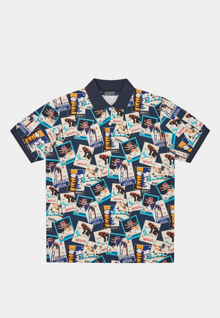Bbc Ski Print Piquet Polo Shirt Multi