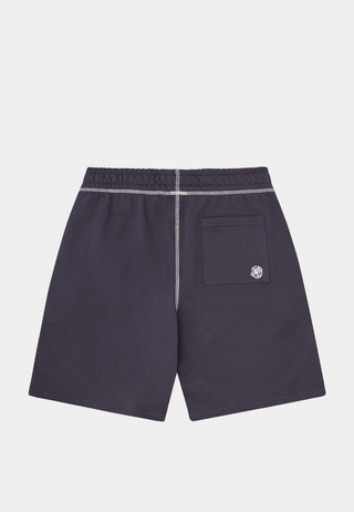 Bbc Puff Small Arch Logo Contrast Stitch Shorts Navy