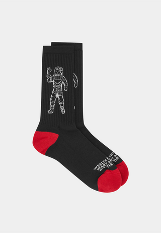 Bbc Standing Astro Socks Black Red