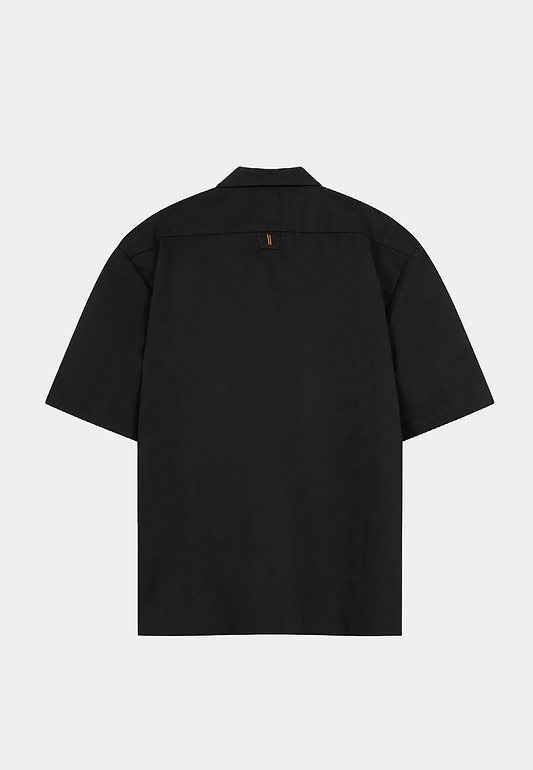 Sunflower Silk Shirt Ss Black