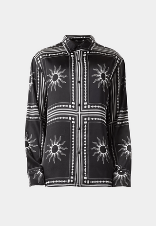 Nahmias Sun Logo L/S Silk
Shirt Black
Sun
Logo
Print