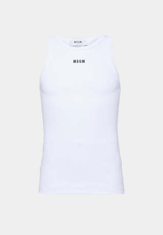 Msgm Men'S Tank Top White