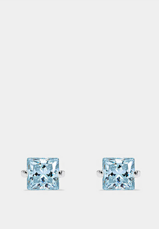 Hatton Labs Square Earrings M Blue