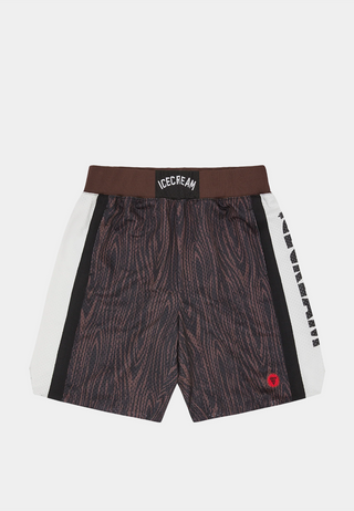 Bbc Woodgrain Basketball Short Brown