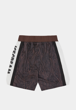 Bbc Woodgrain Basketball Short Brown