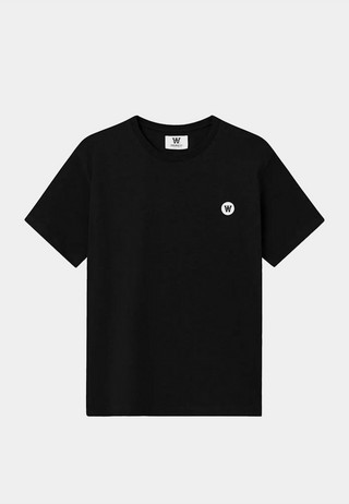 Wood Wood Ace badge T-shirt GOTS Black