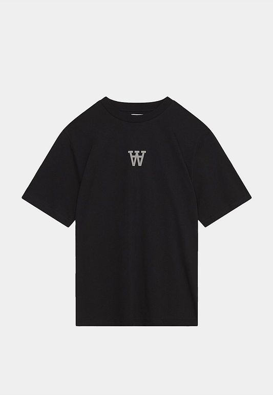 Wood Wood Asa AA T-Shirt GOTS Black